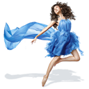 Girls - Blue Dress icon